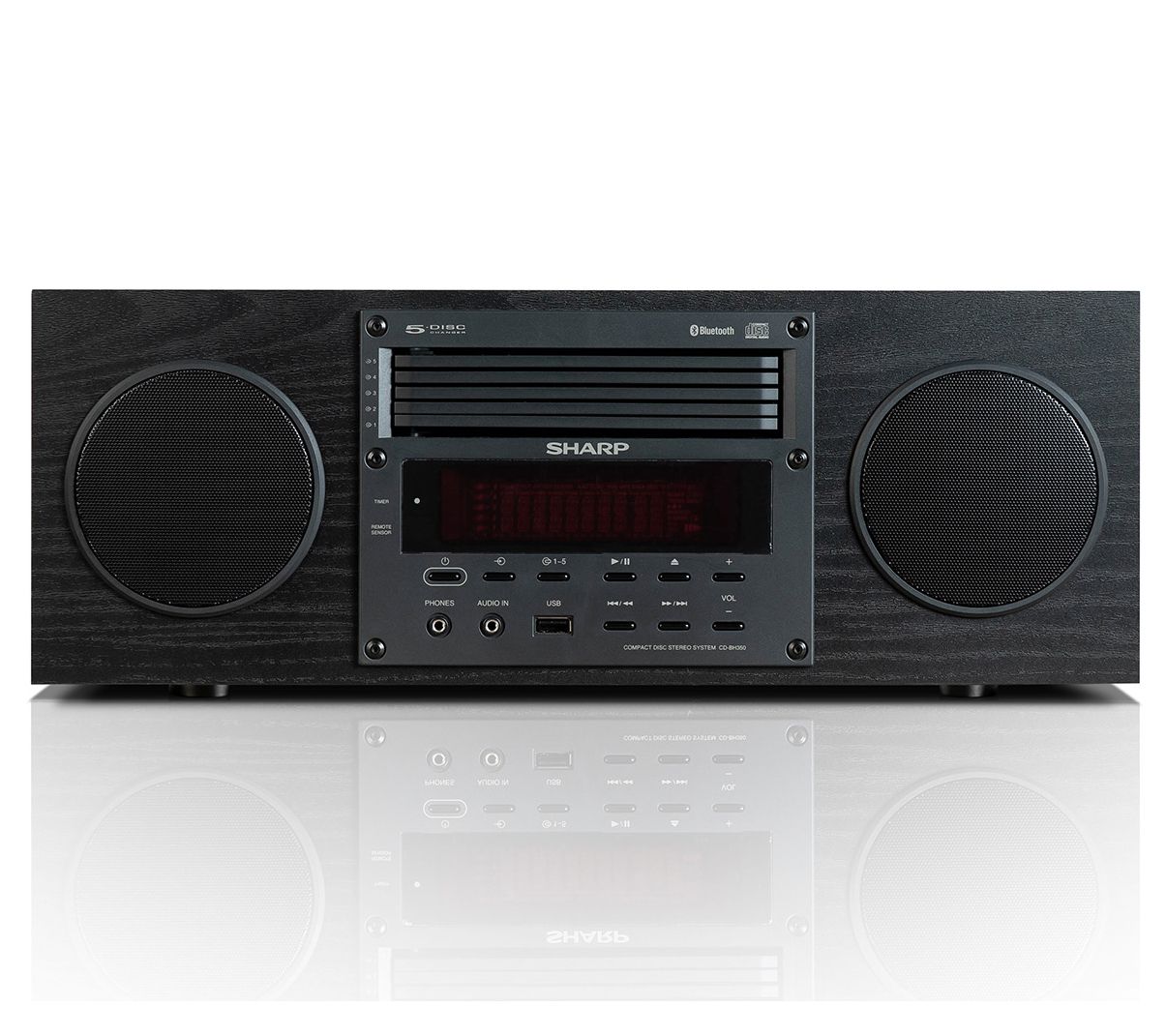 Sharp CD-BH350 5-CD Compact Disc Stereo System