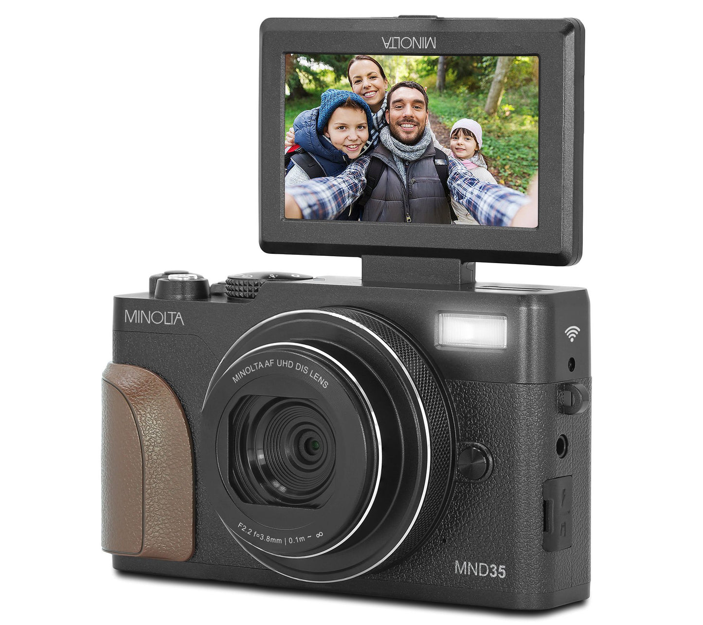 Minolta MND35 64MP 4K UltraHD Auto Focus Camera w/ Accessories