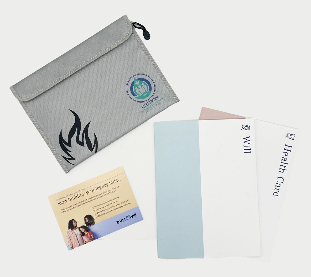 Trust & Will Will-Based Estate Plan for Individuals w/ ICEBOX Pouch