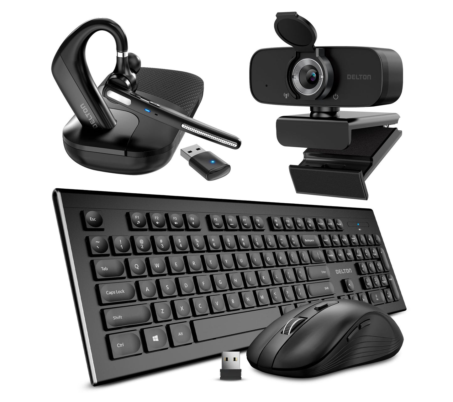 Delton Work Anywhere 90X Bluetooth Computer Headset Kit