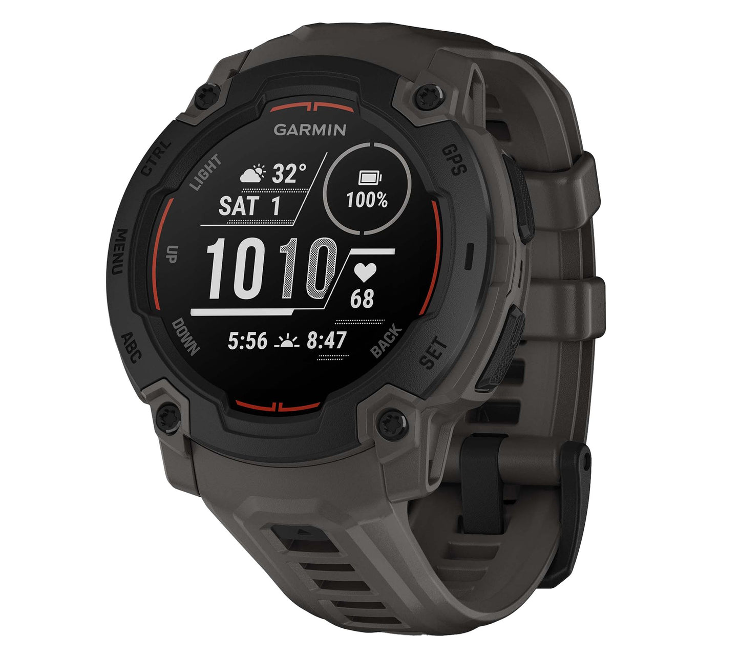 Garmin Instinct E 45-mm GPS Smartwatch with Silicone Band