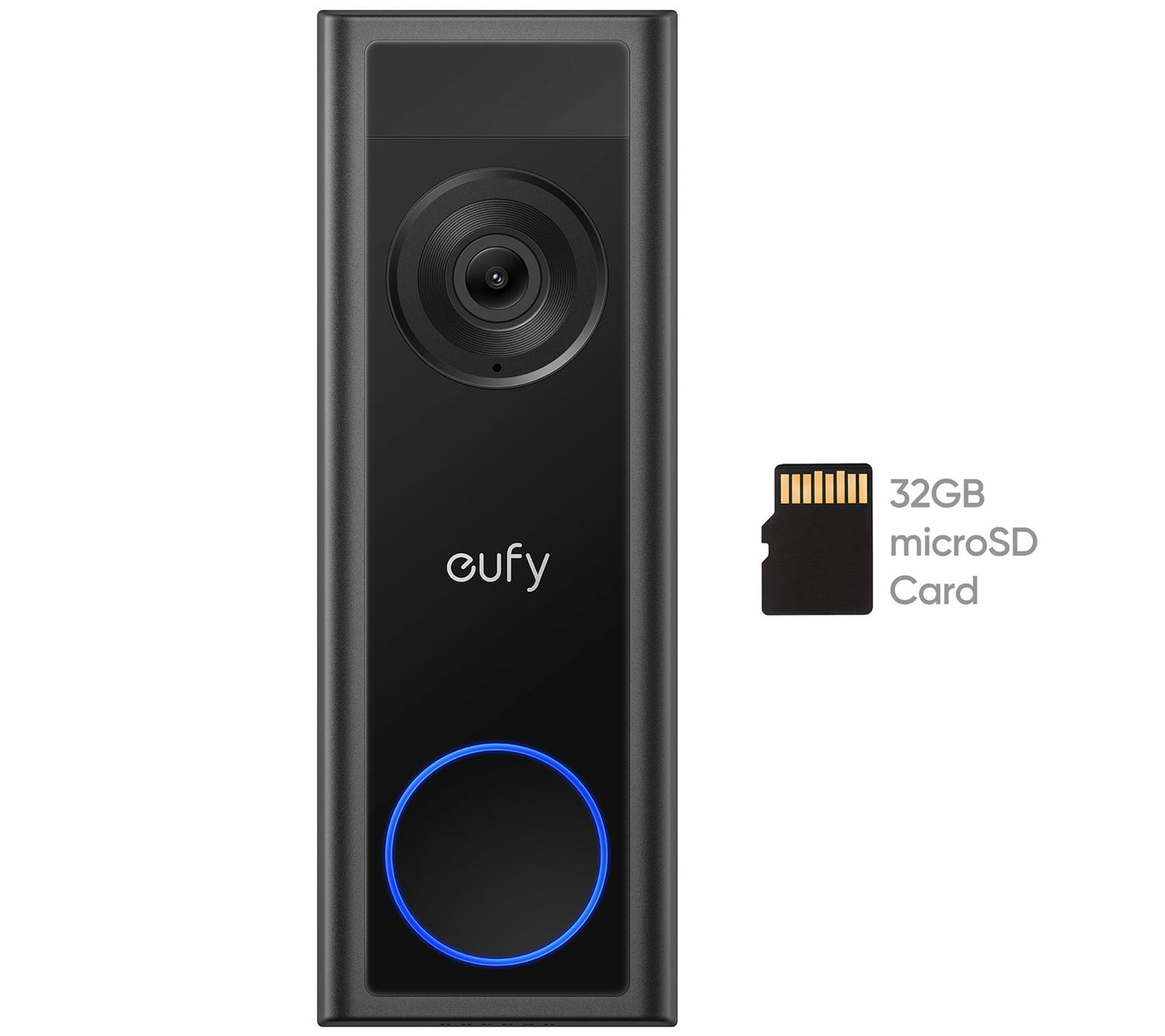 eufy C31 Wireless Dual Powered 2K Video Doorbell w/ 32GB SSD