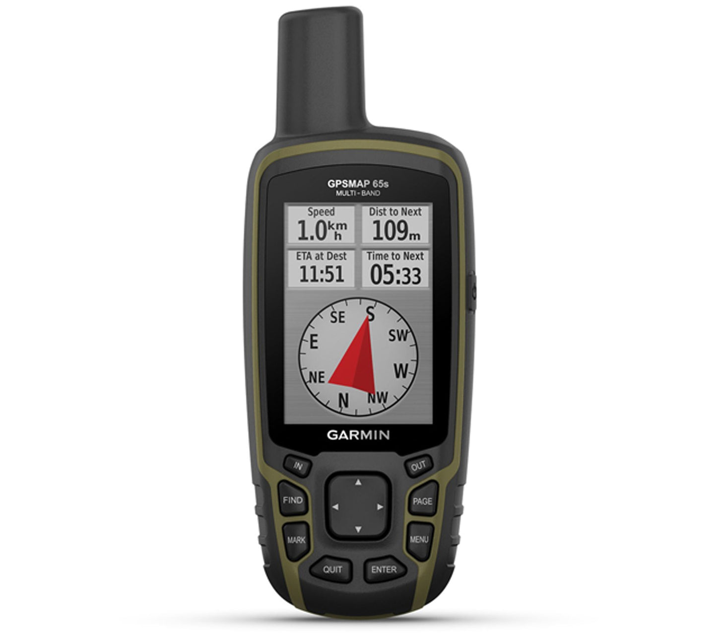 Garmin GPSMAP 65s Multi-Band/Multi-GNSS Handheld GPS