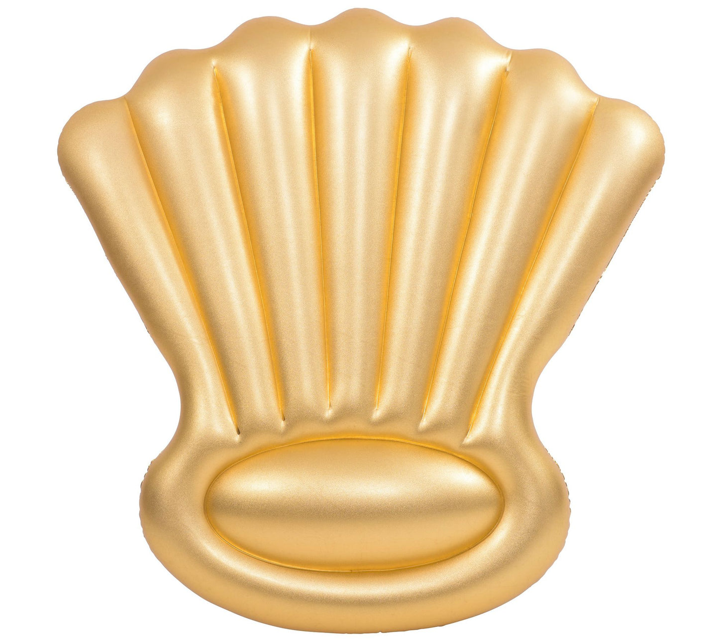 Pool Central Inflatable 63" Gold Shell-Shaped Float