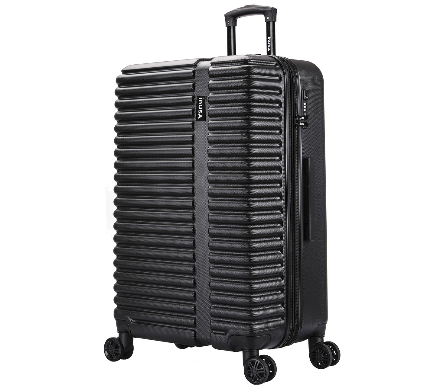 InUSA Lightweight Hardside Spinner 28" Black Suitcase - Ally