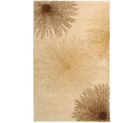 Soho 7'6" x 9'6" Abstract Handtufted Wool/Viscose Blend Rug