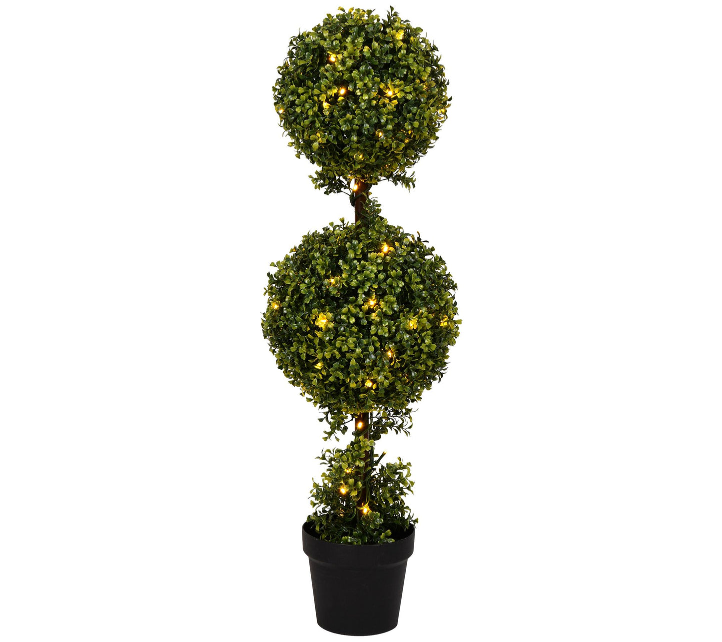 Vickerman 3' Artificial Double Ball Green Boxwood Topiary