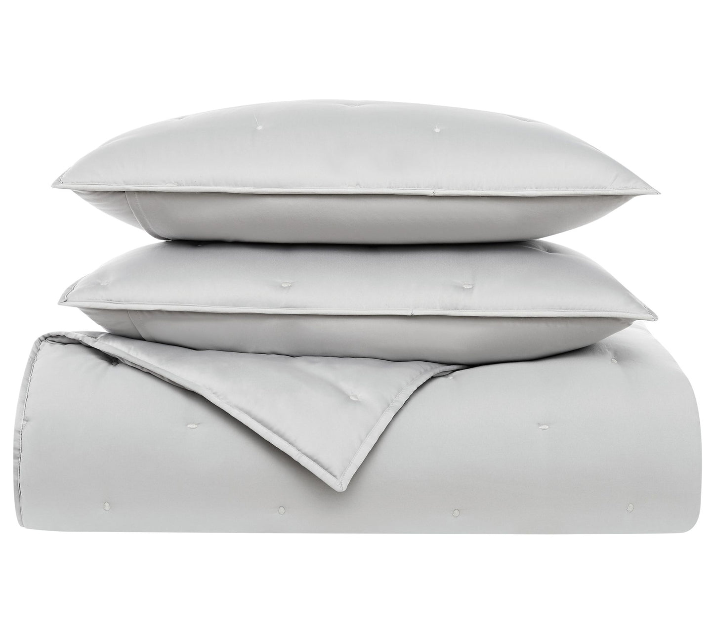 Badgley Mischka Home Tufted Matte SatinT/TXL Quilt Set