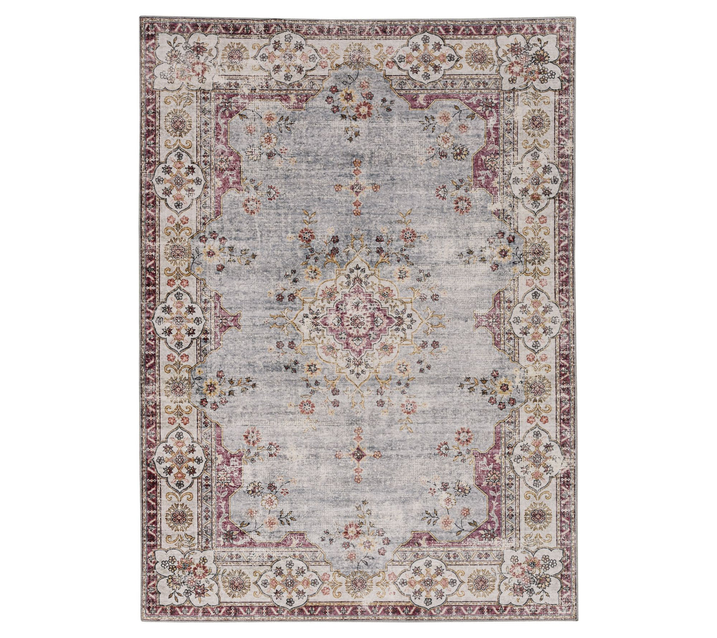 Linon Home Brooks 5'x7' Non-Slip Washable Decorative Chic Rug