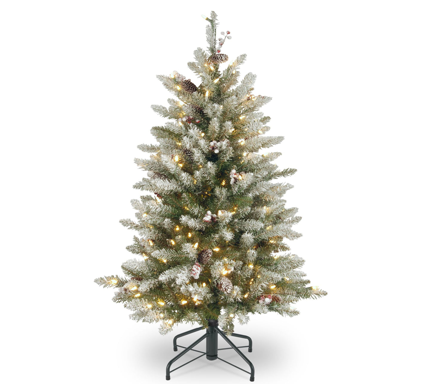National Tree 4.5 ft. Dunhill Fir Tree w/Clear Lights