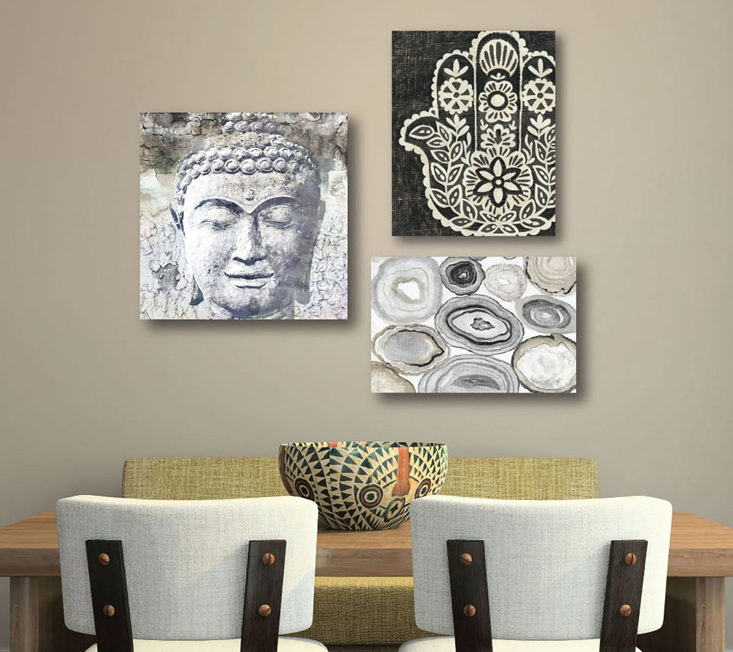 Courtside Market Zen 3-Piece Canvas Set