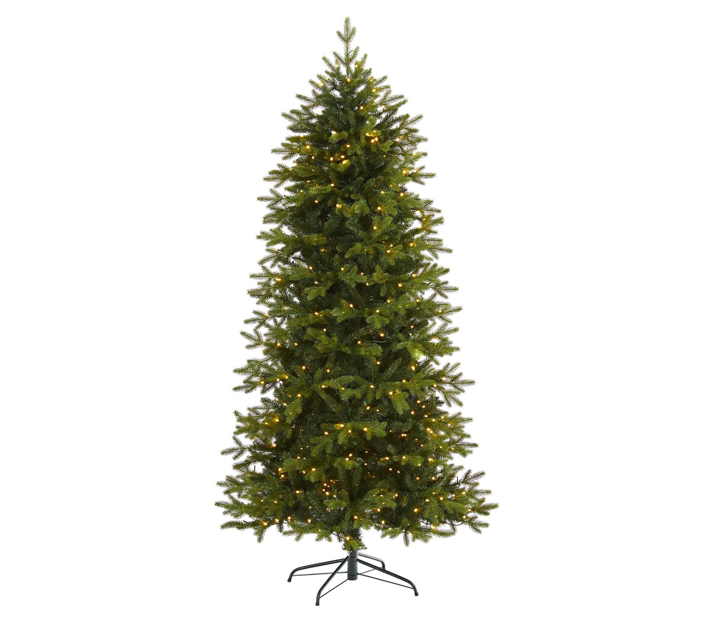 Nearly Natural 7' Christmas Tree w/500 Clear LED