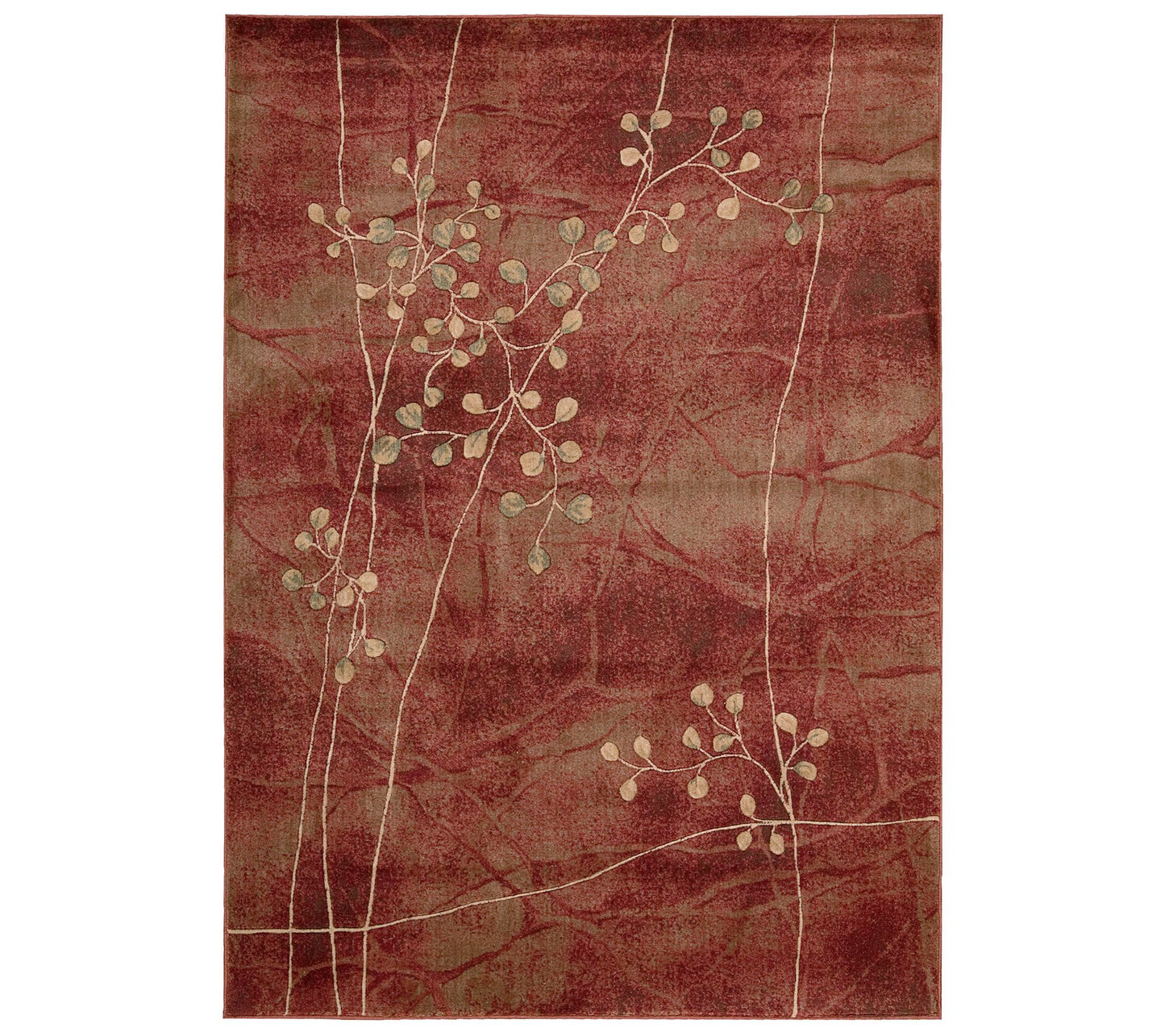 Somerset Decorative Floral 5'3" x 7'5" Rug by Nourison