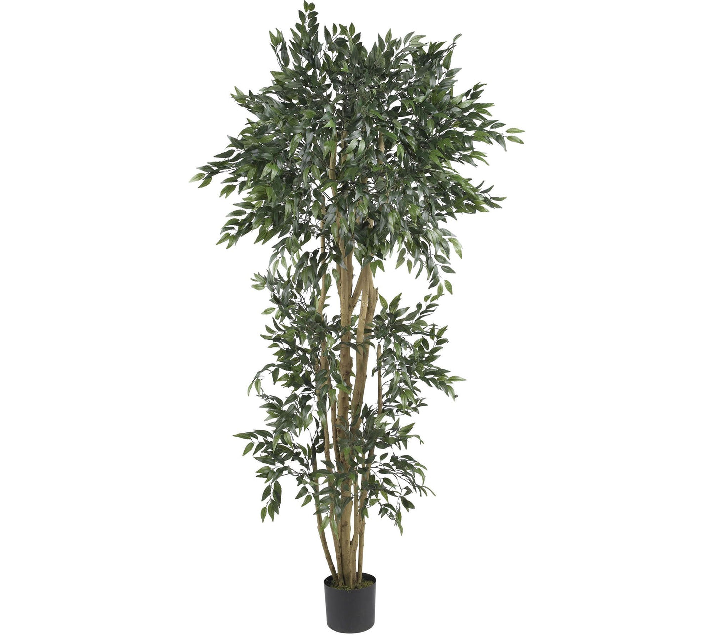 6' Green Ash Silk Tree by Nearly Natural