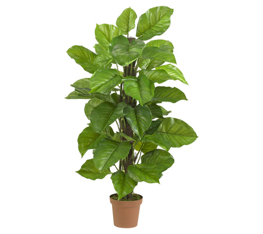 52" Large-Leaf Philodendron Plant by Nearly Natural