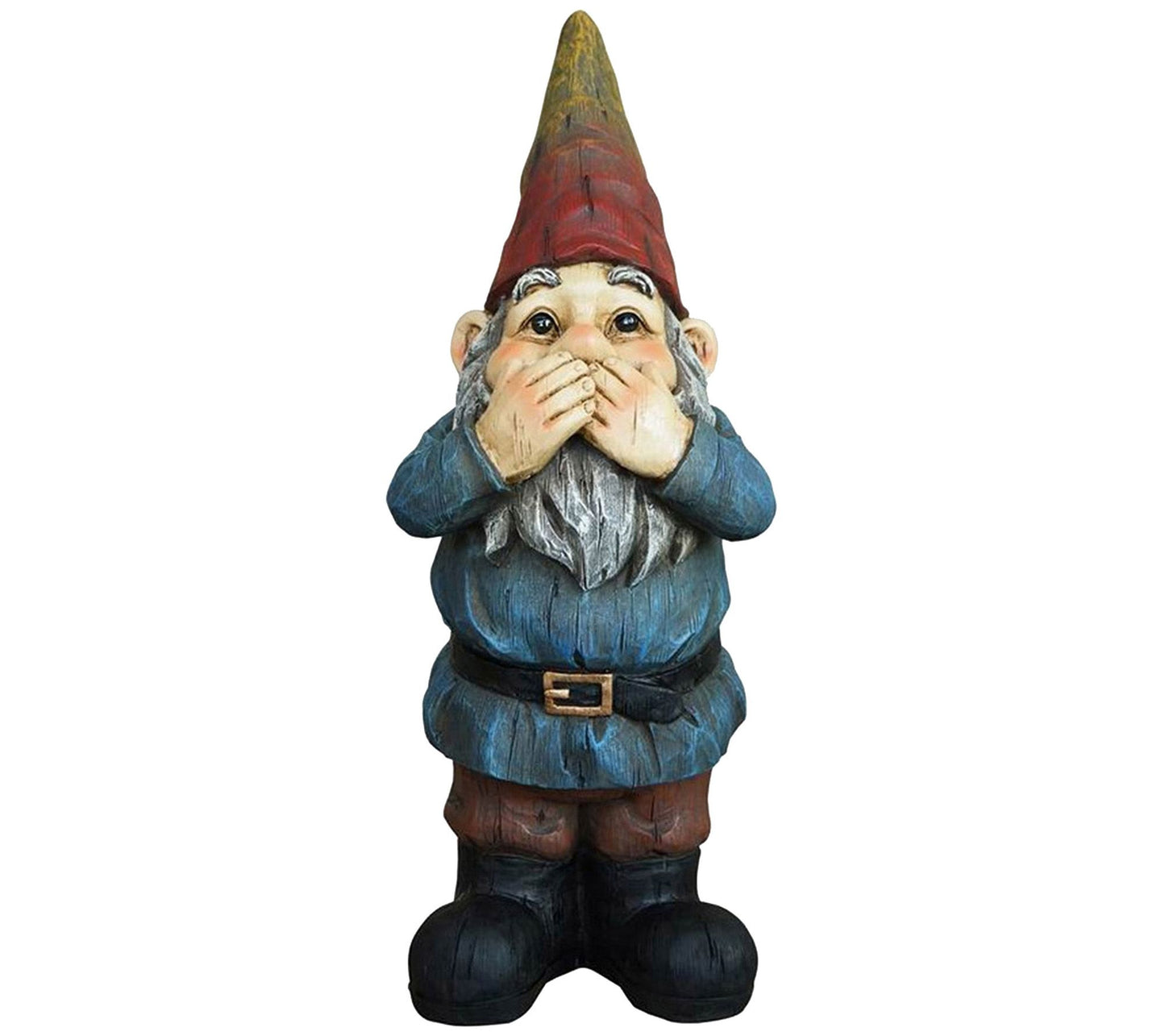 "Speak No Evil" Resin Gnome by Santa's Workshop