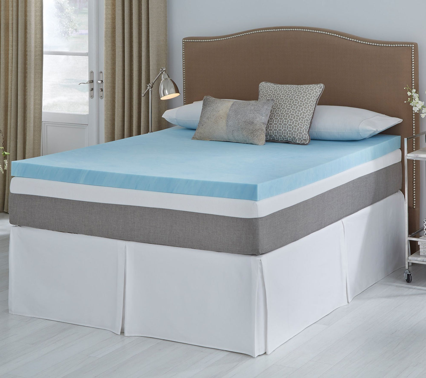 Comfort Escape 3" Tailored Gel Memory Foam Topper QN - Firm