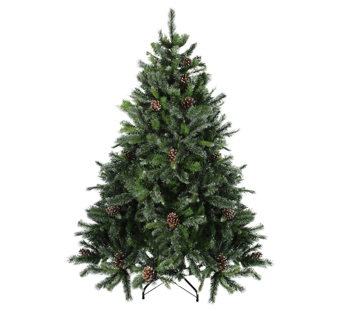 Northlight Snowy Delta Pine with Pine Cones Christmas Tree