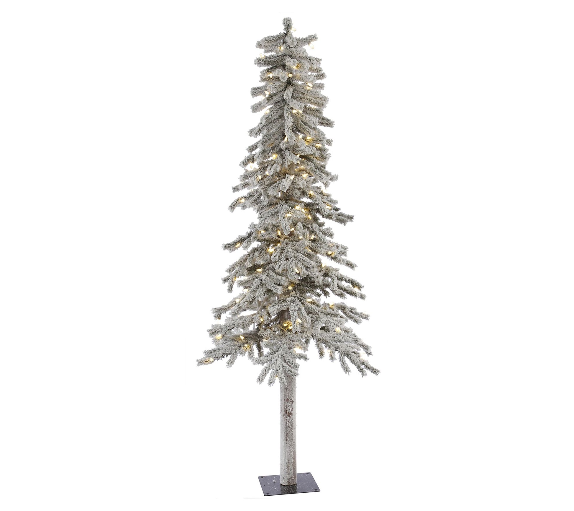 7' Flocked Alpine Tree by Vickerman