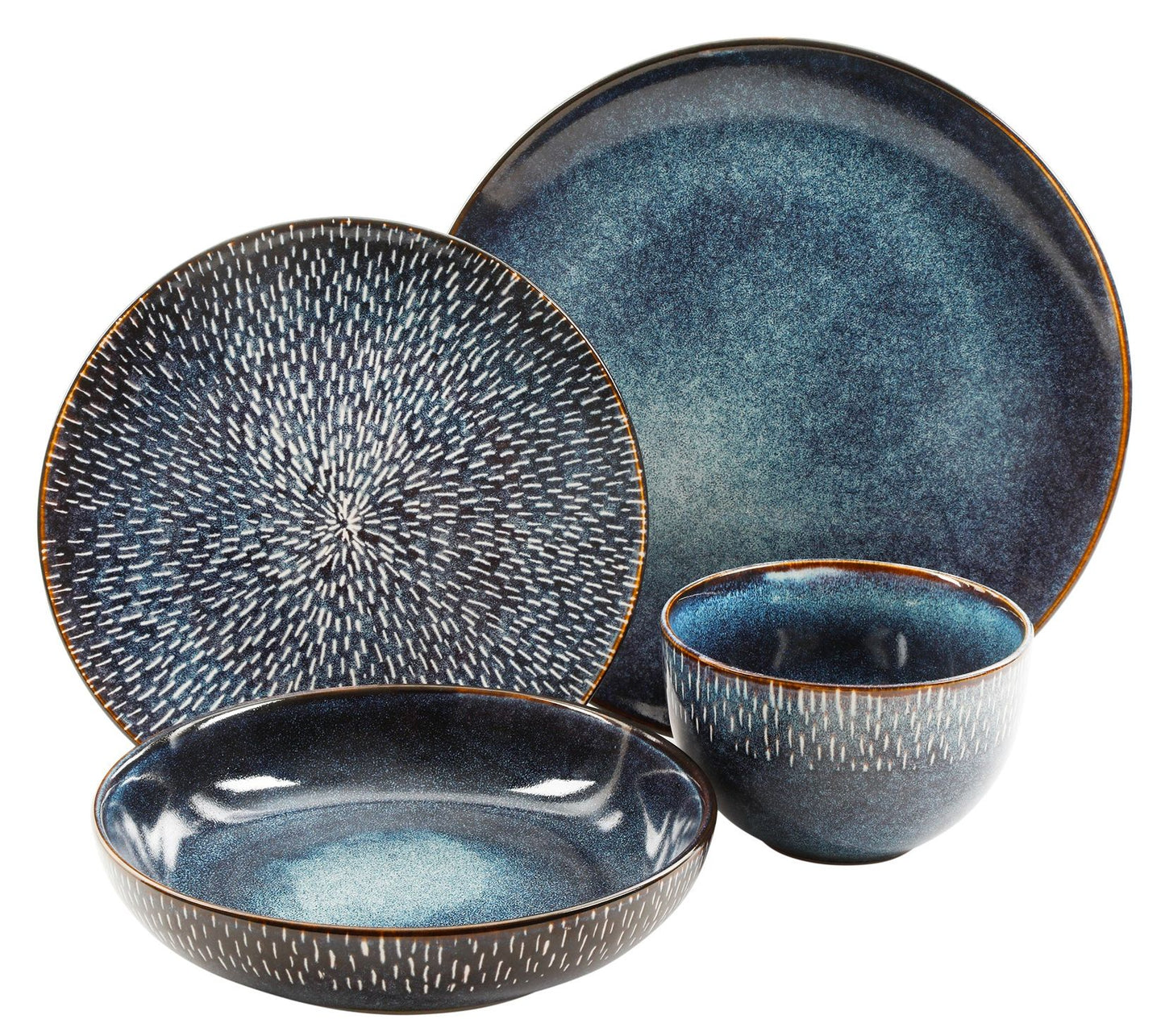 Gibson Elite Matisse 16-Piece Stoneware Dinnerware Set