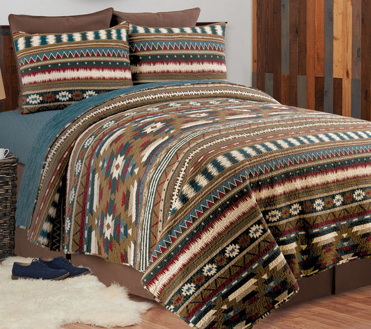 Wyatt Twin Quilt Set by C&F Home