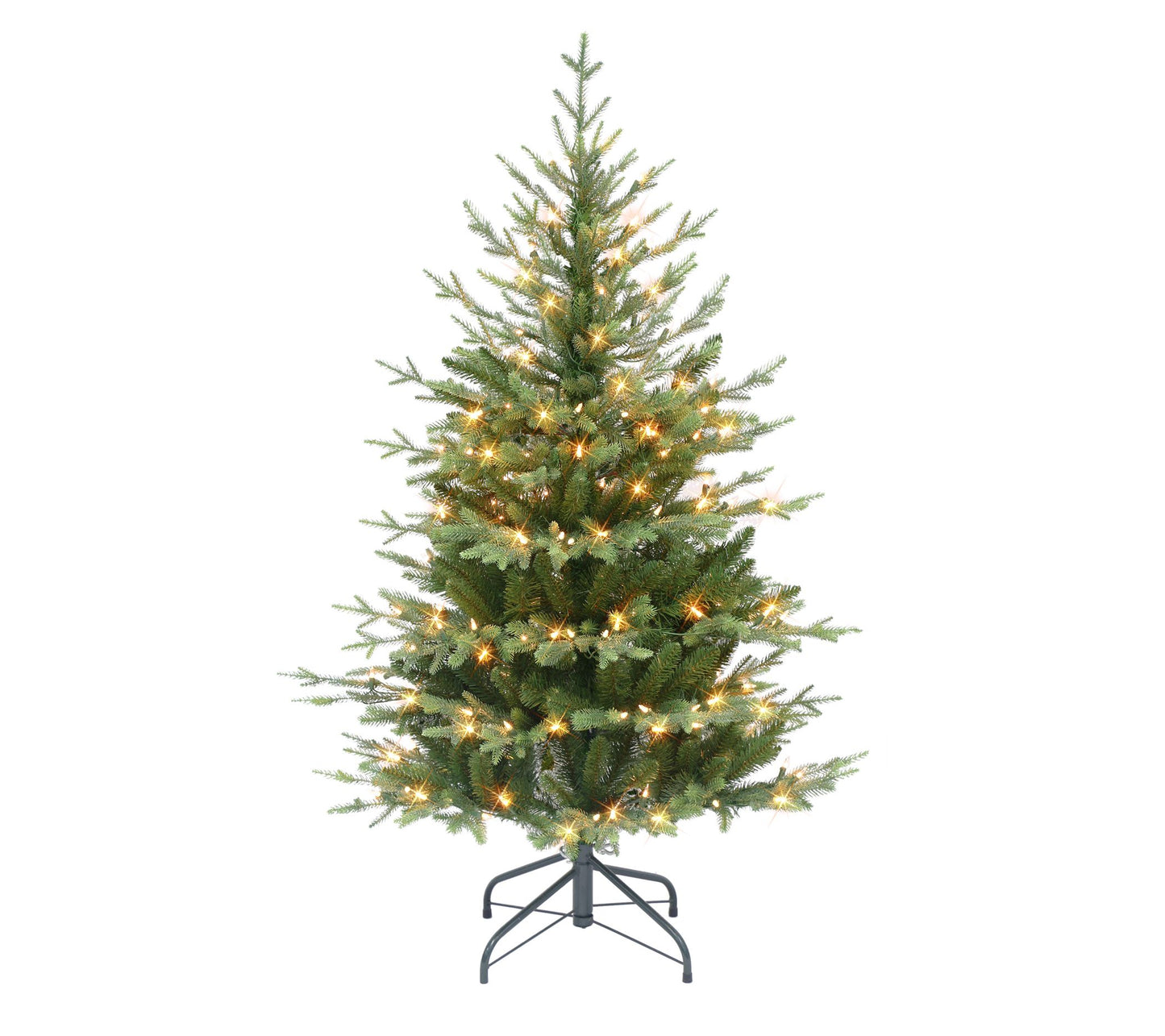 Puleo International 4.5' Pre-lit Slim Balsam Fir Tree