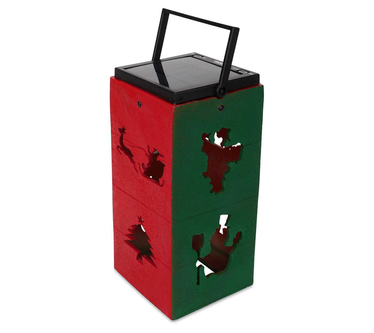 Techko Solar Decorative Portable Lantern - Chri stmas