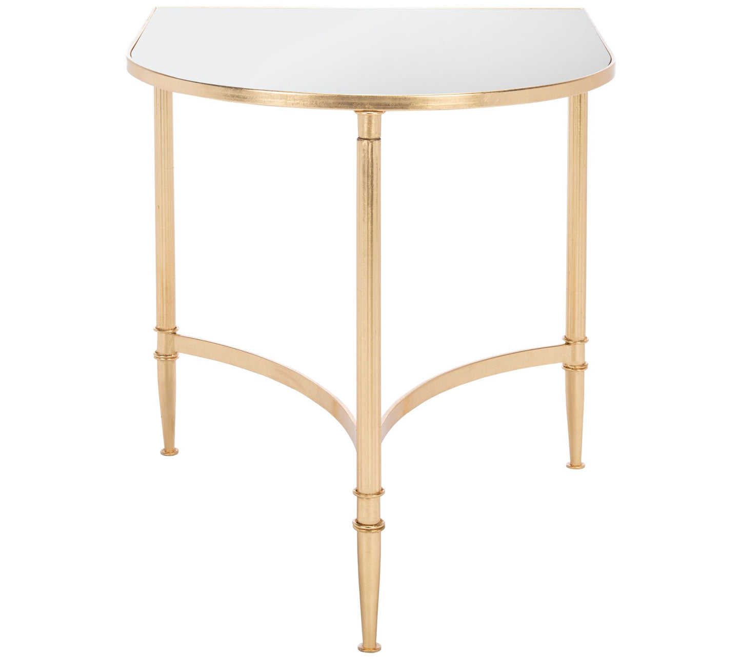 Safavieh Nevin Mirror Top Goldtone Accent Table