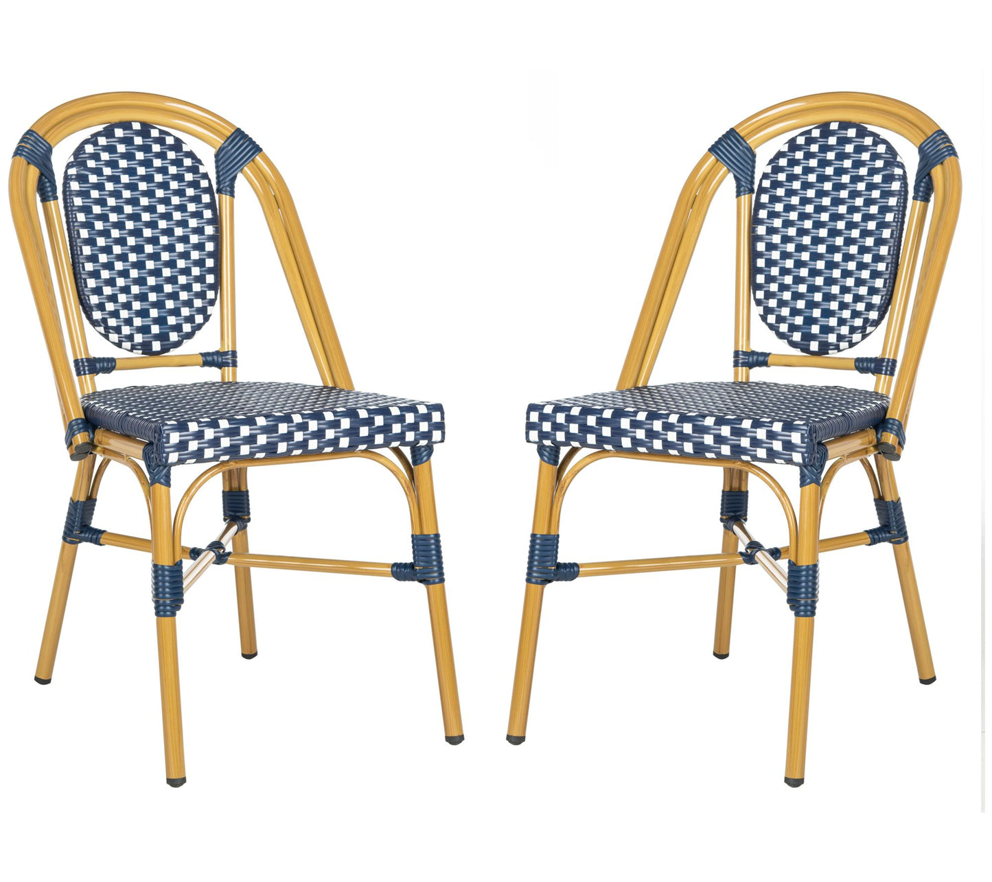 Lenda French Stackable Bistro Chair by Safavieh