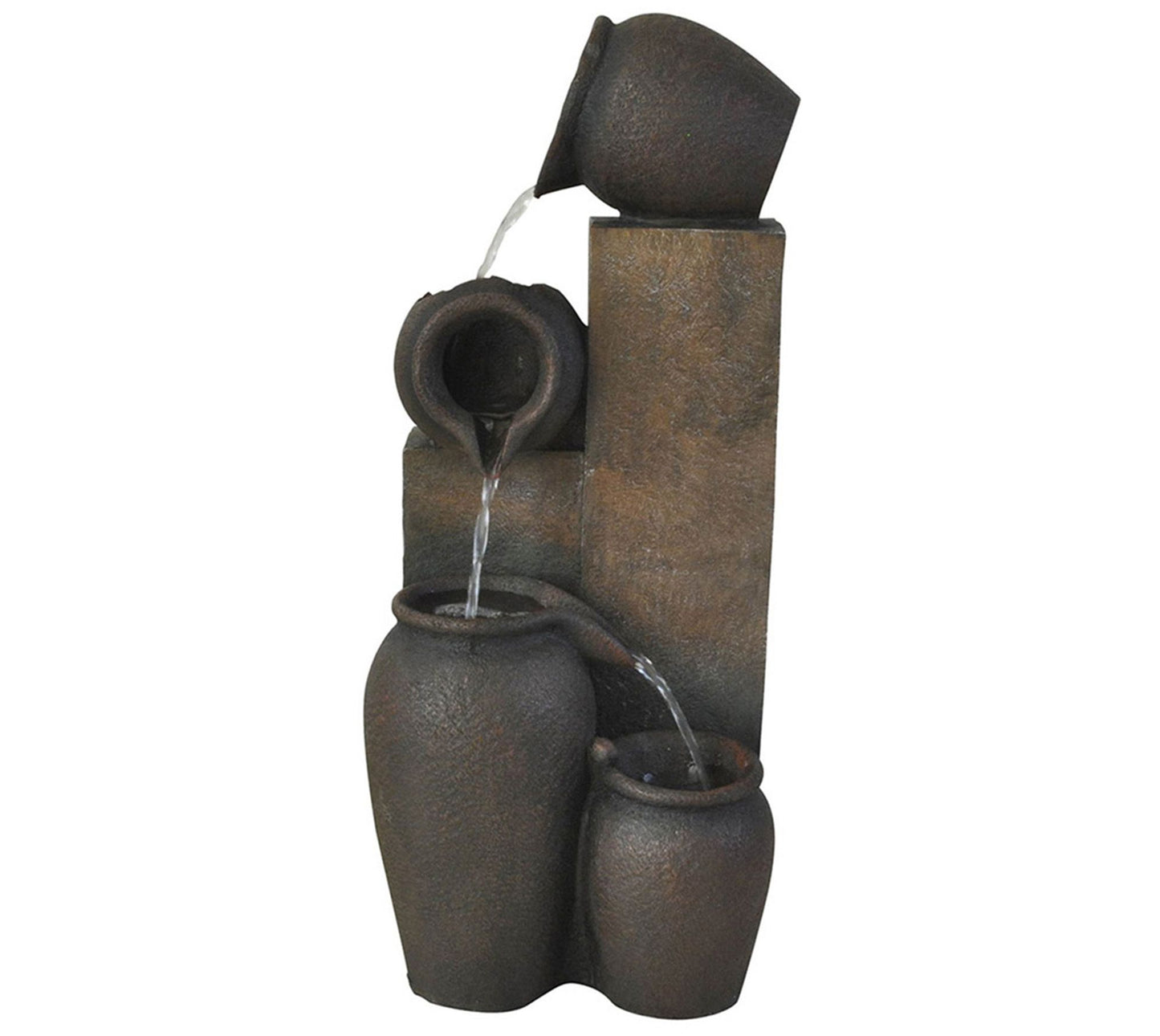 Jugs Fountain with Light by Santa's Workshop