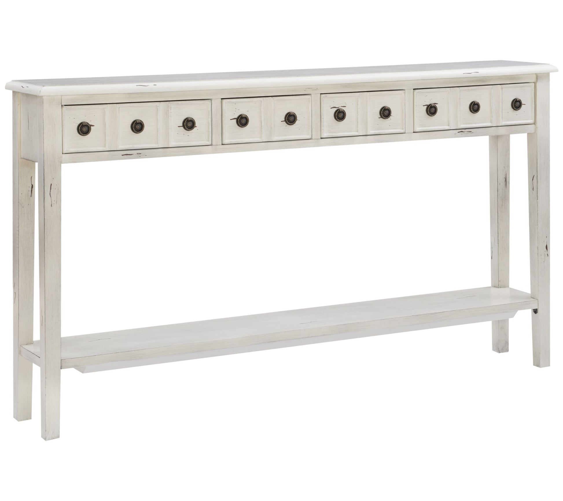 Powell Home Fashions 60" Wilsher 4-Drawer Console Table