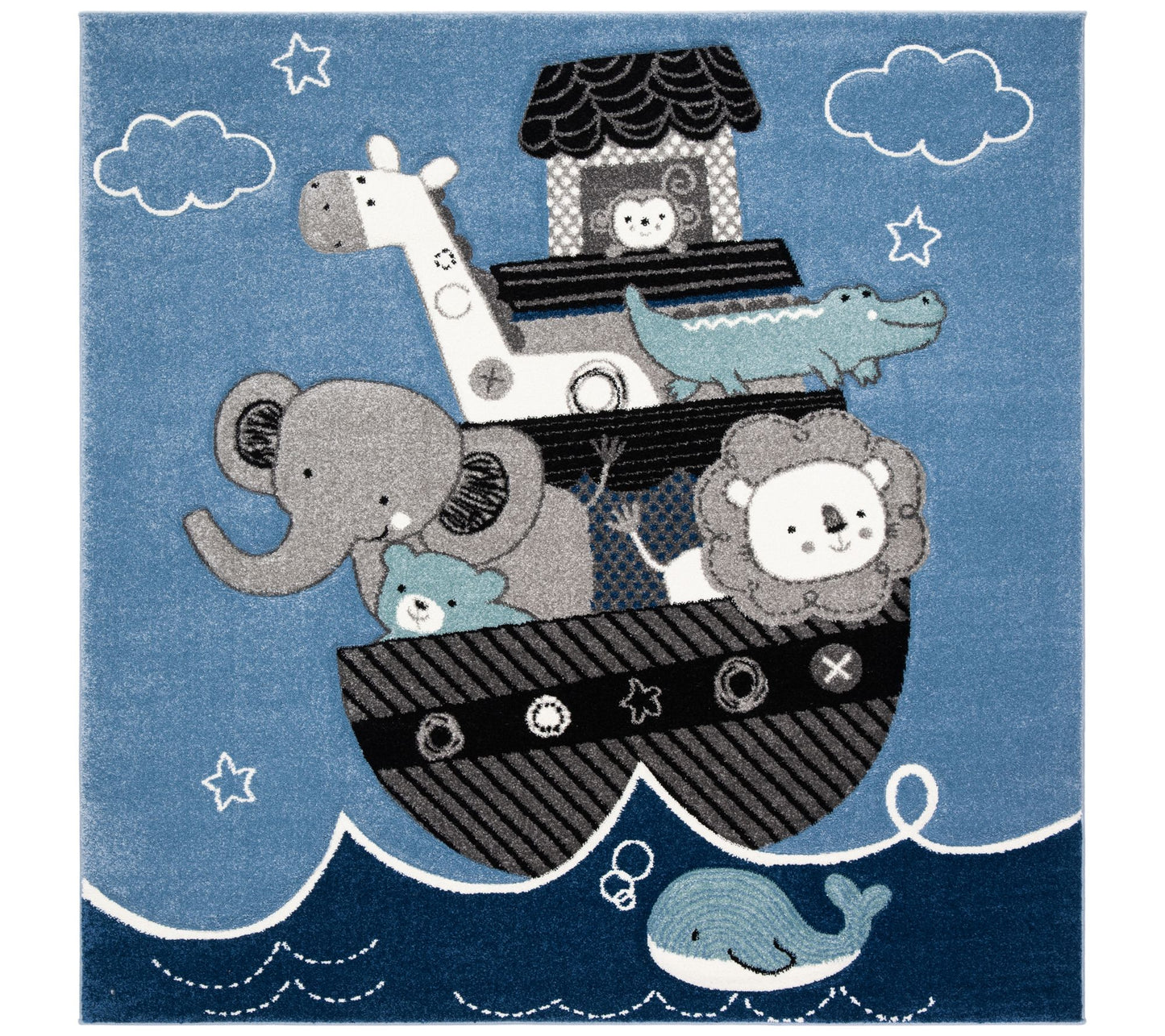 Carousel Kids 121 Collection 5'-3" X 5'-3" Square Rug