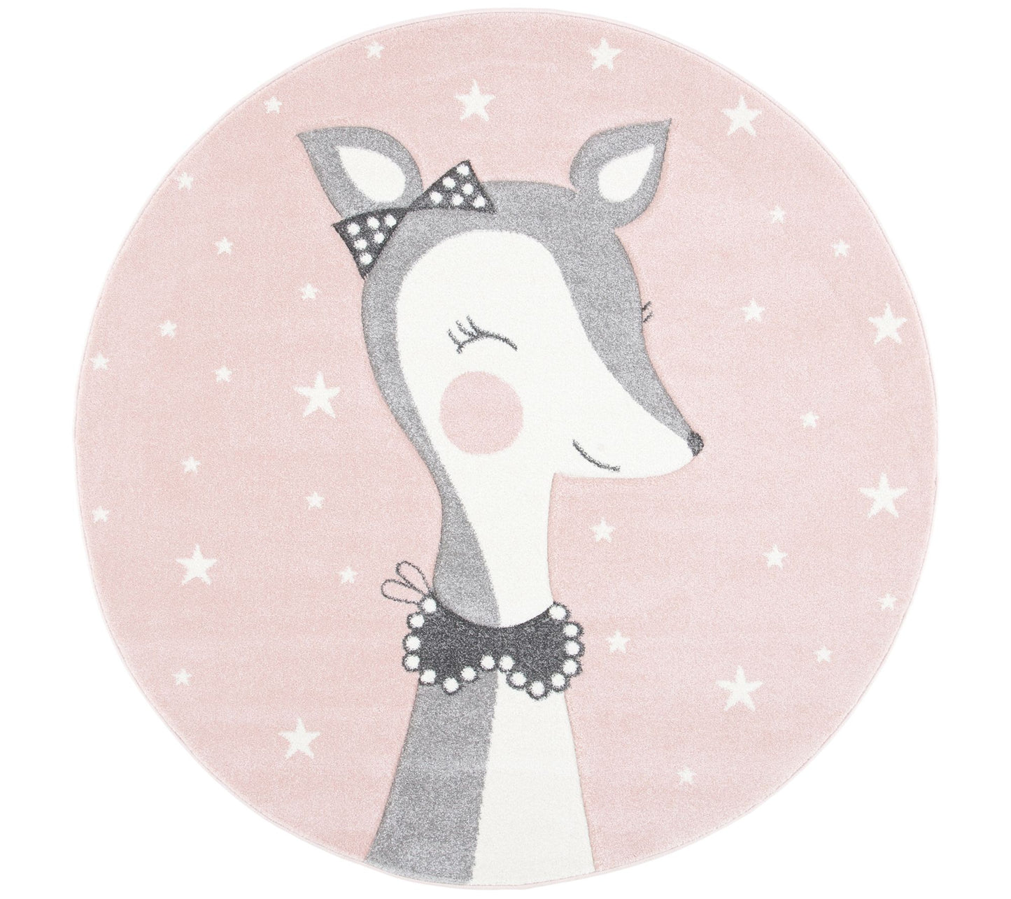 Carousel Kids 191 Collection 5'-3" X 5'-3" Round Rug
