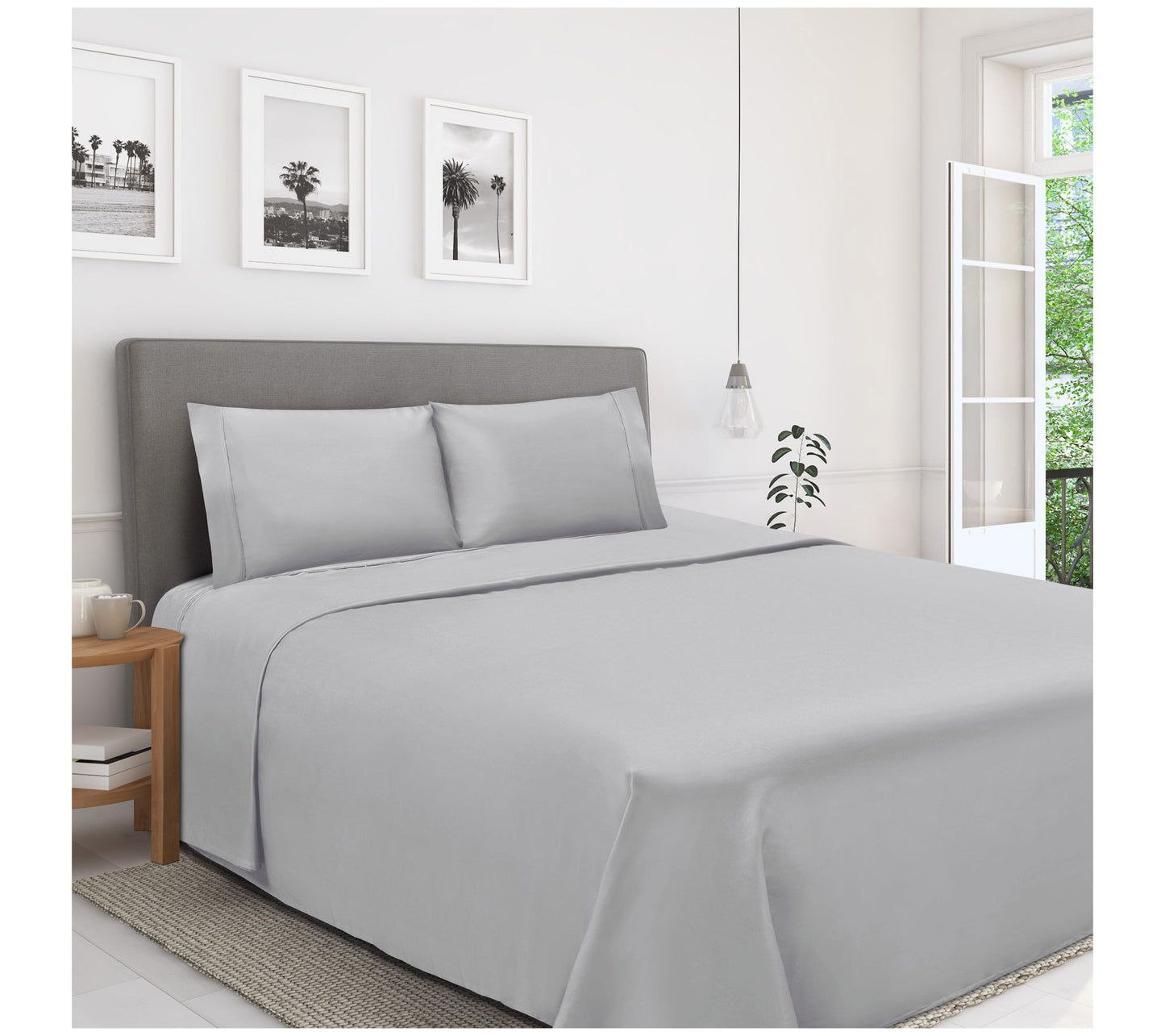 Superior 1200-TC Egyptian Cotton 4-Piece Sheetet Cal King