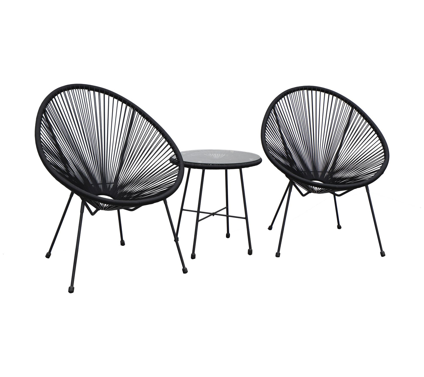 Dukap 3-Piece Conversation Outdoor Patio Set -assio