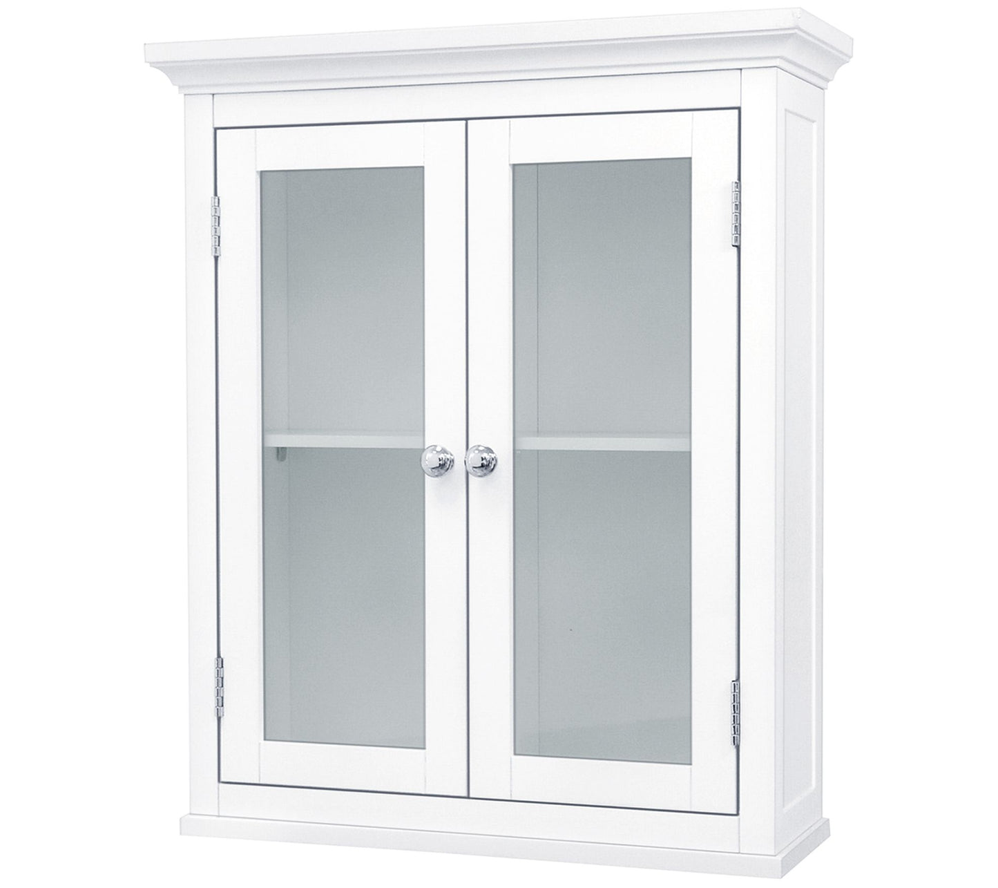 Teamson Home Removable Wall Cabinet w/2 Doors, White
