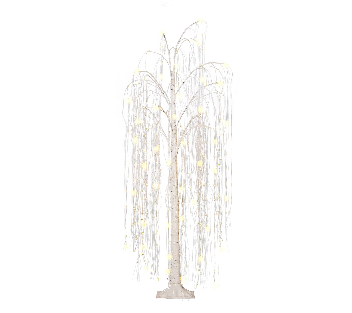 Puleo 6 ft Pre-Lit Outdoor Willow Tree - Warm White LED