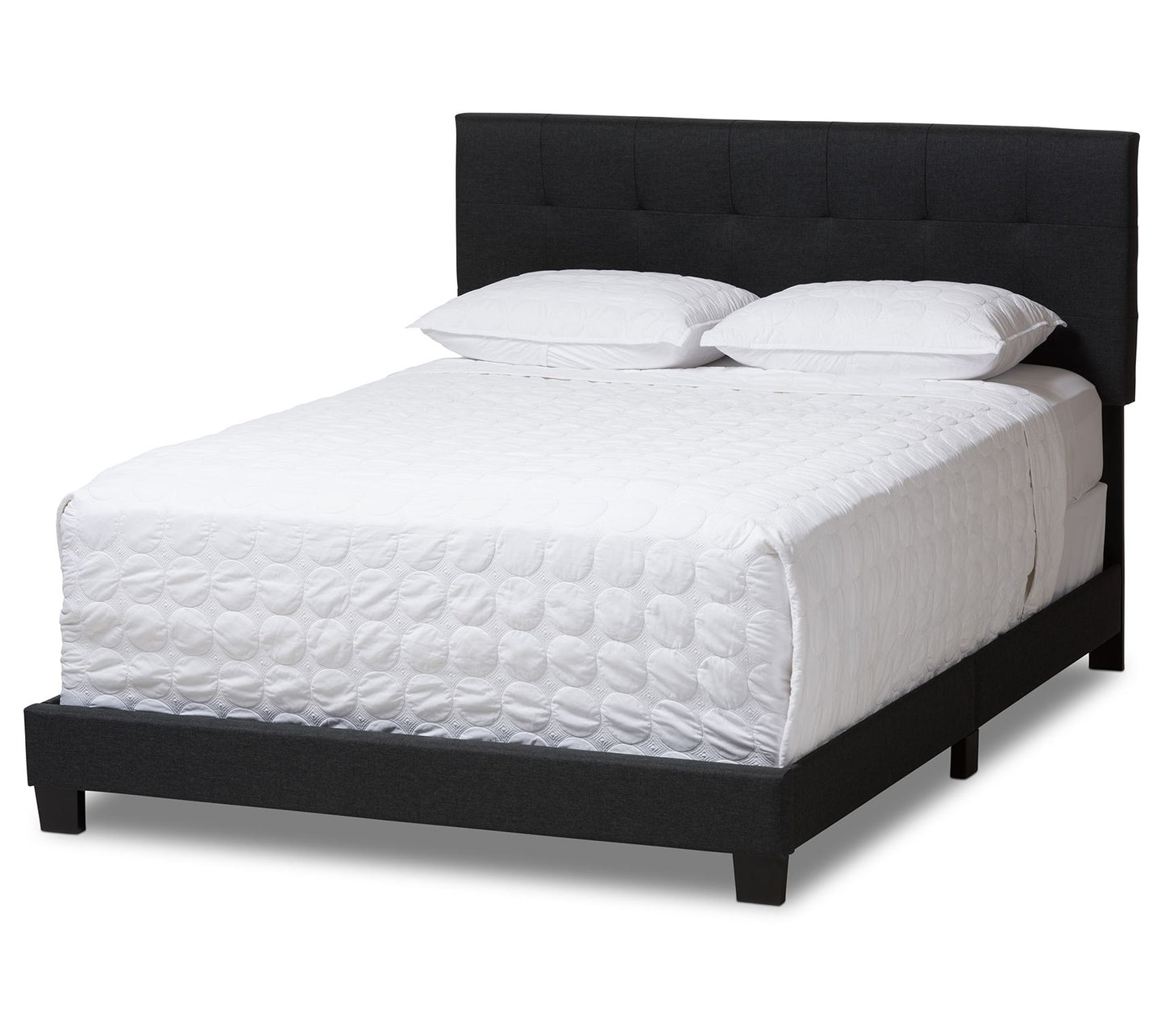 Brookfield Modern and Contemporary Fabric Queen Size Bed
