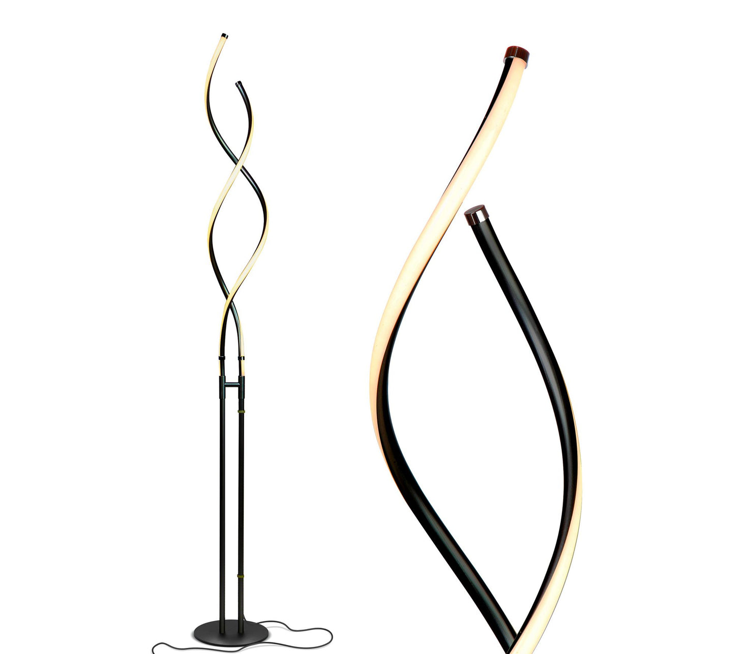 Brightech Embrace 2 in 1 60 in. LED Adjustableloor Lamp