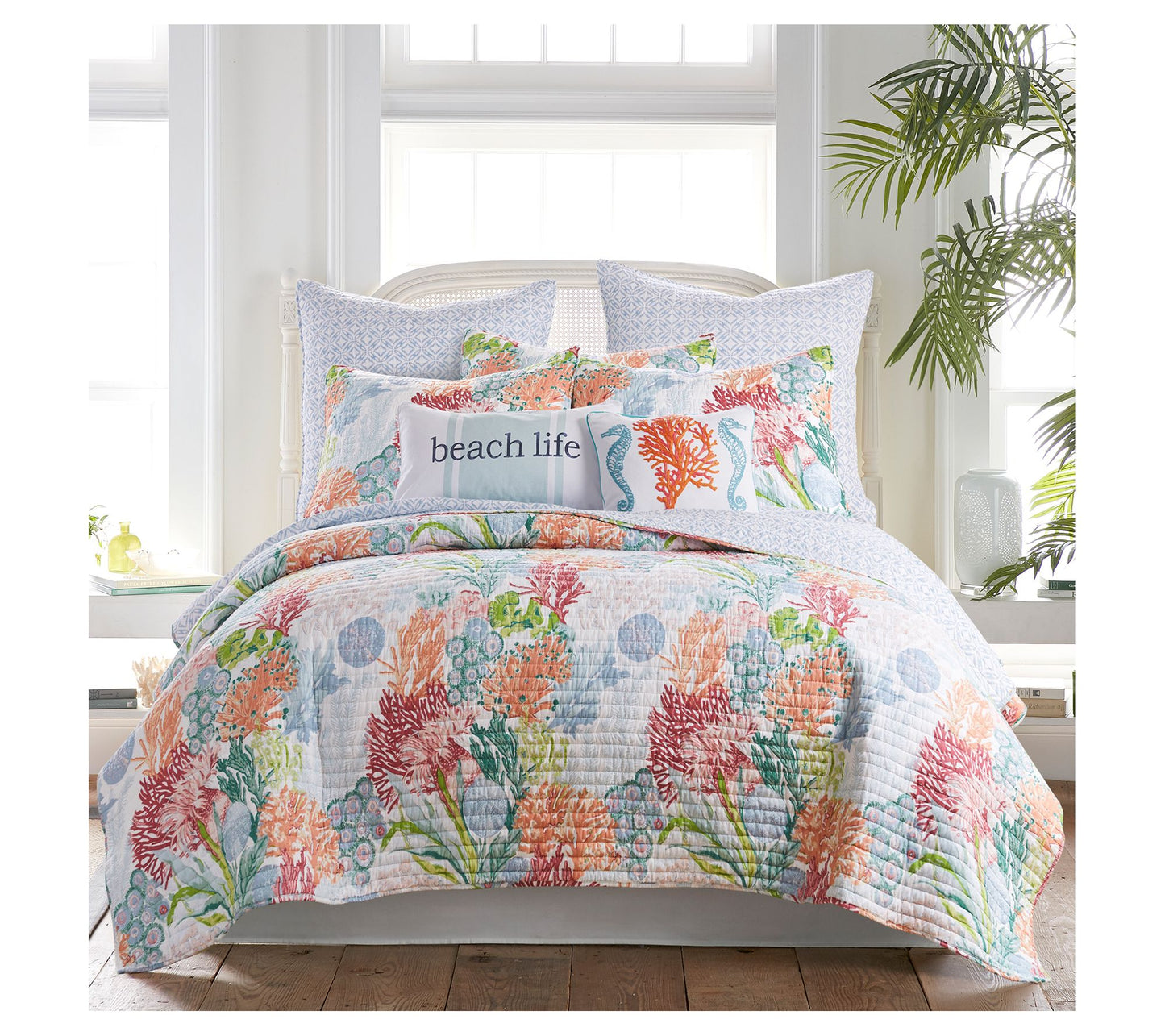 Levtex Home SunSet Bay 3-Piece Coastal King/CalKing Quilt Set