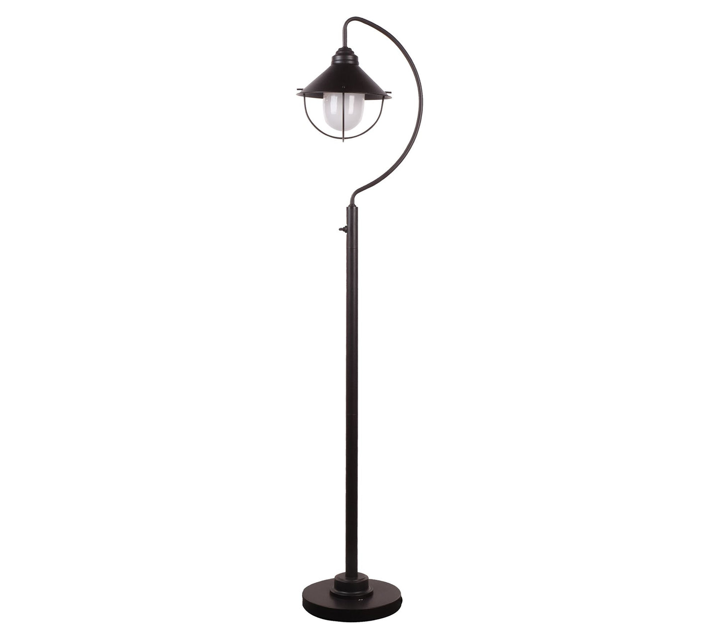 River of Goods 58.5"H Mollie Black Metal Outdoor Floor Lamp