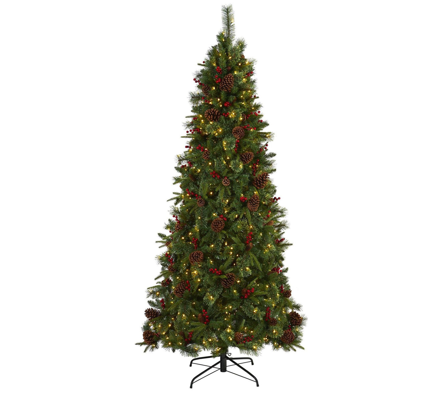Nearly Natural 7.5-ft Norway Mixed Pine Christms Tree