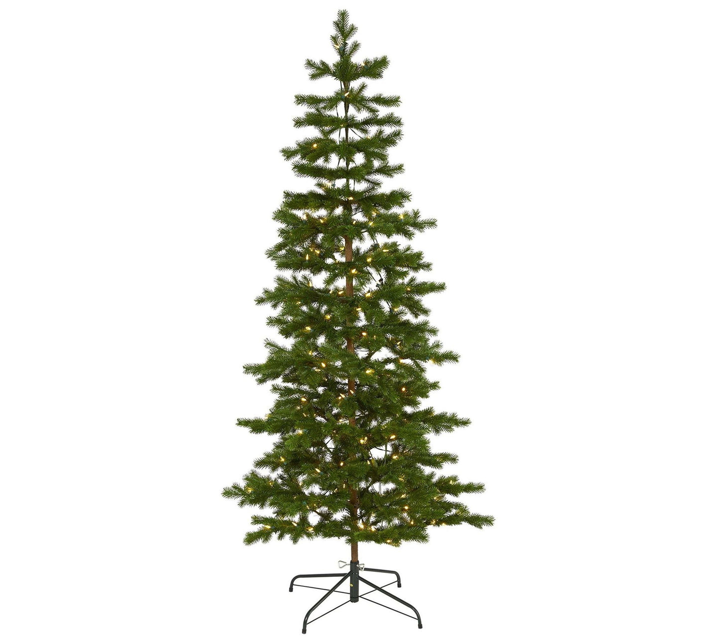 Nearly Natural 6.5-ft Christmas Tree w/ Clear L EDs & 265 Tips