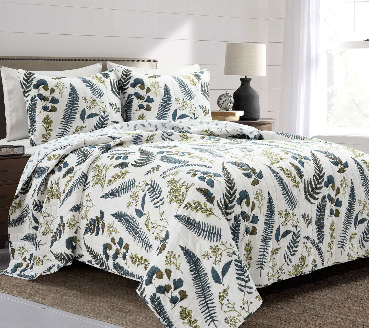 Devonia Allover Rev. Oversized Quilt 3Pc F/Q byLush Decor