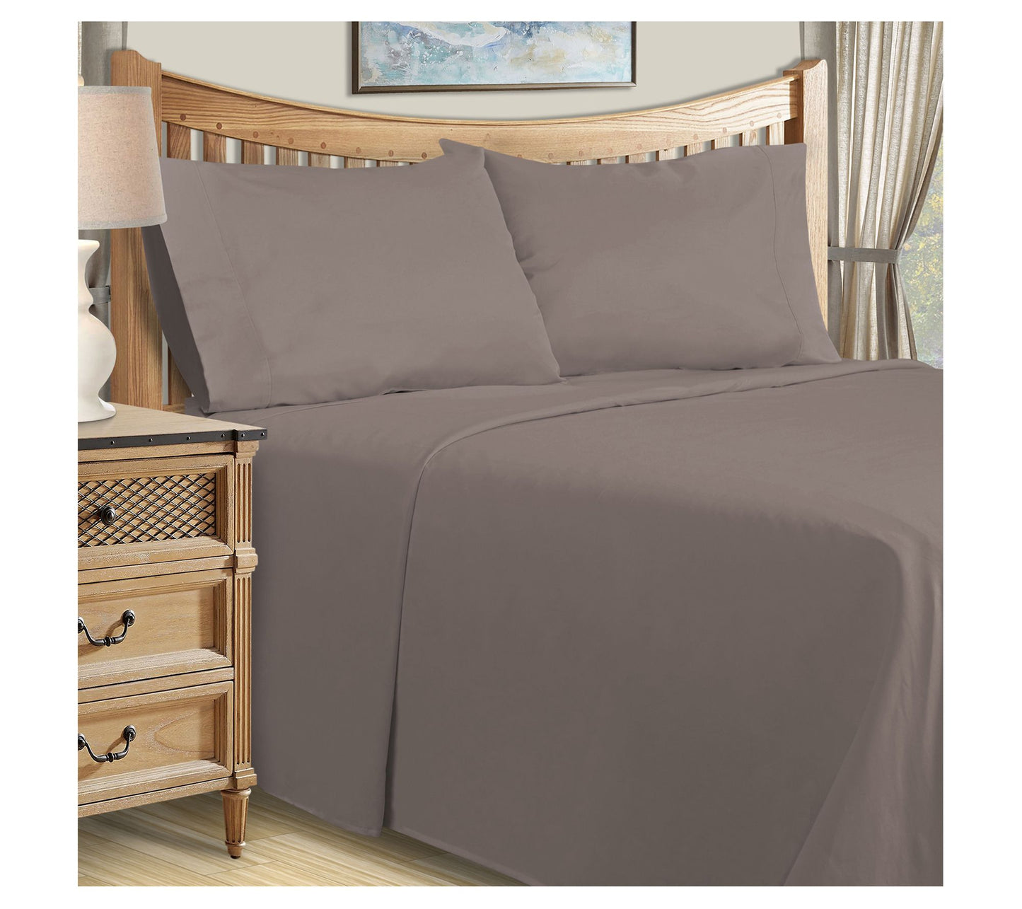 Superior 1500TC Cotton Blend Deep Pocket Sheet Set, Cal.King