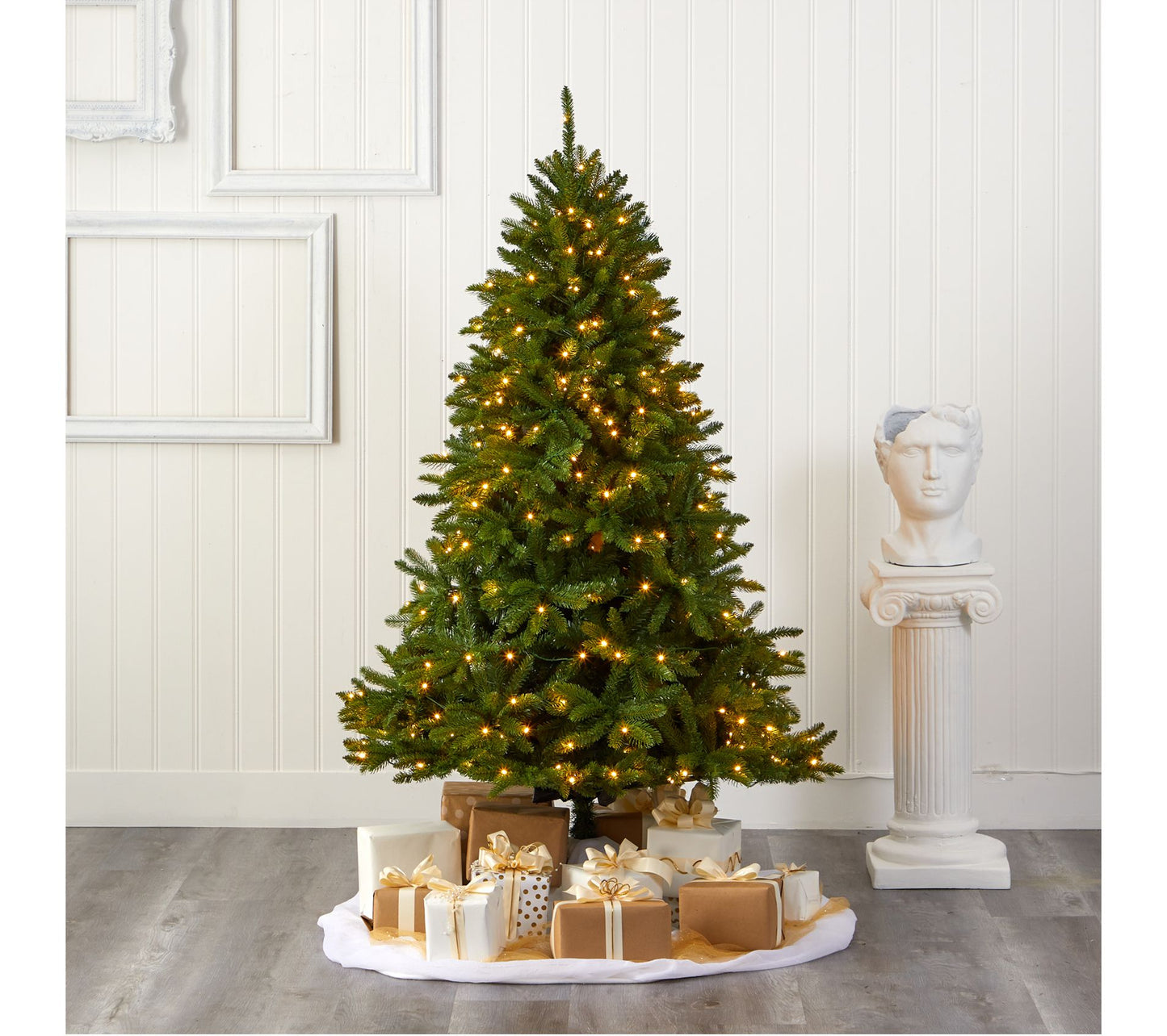 Nearly Natural 6' Spruce Natural Look Faux Christmas Tree