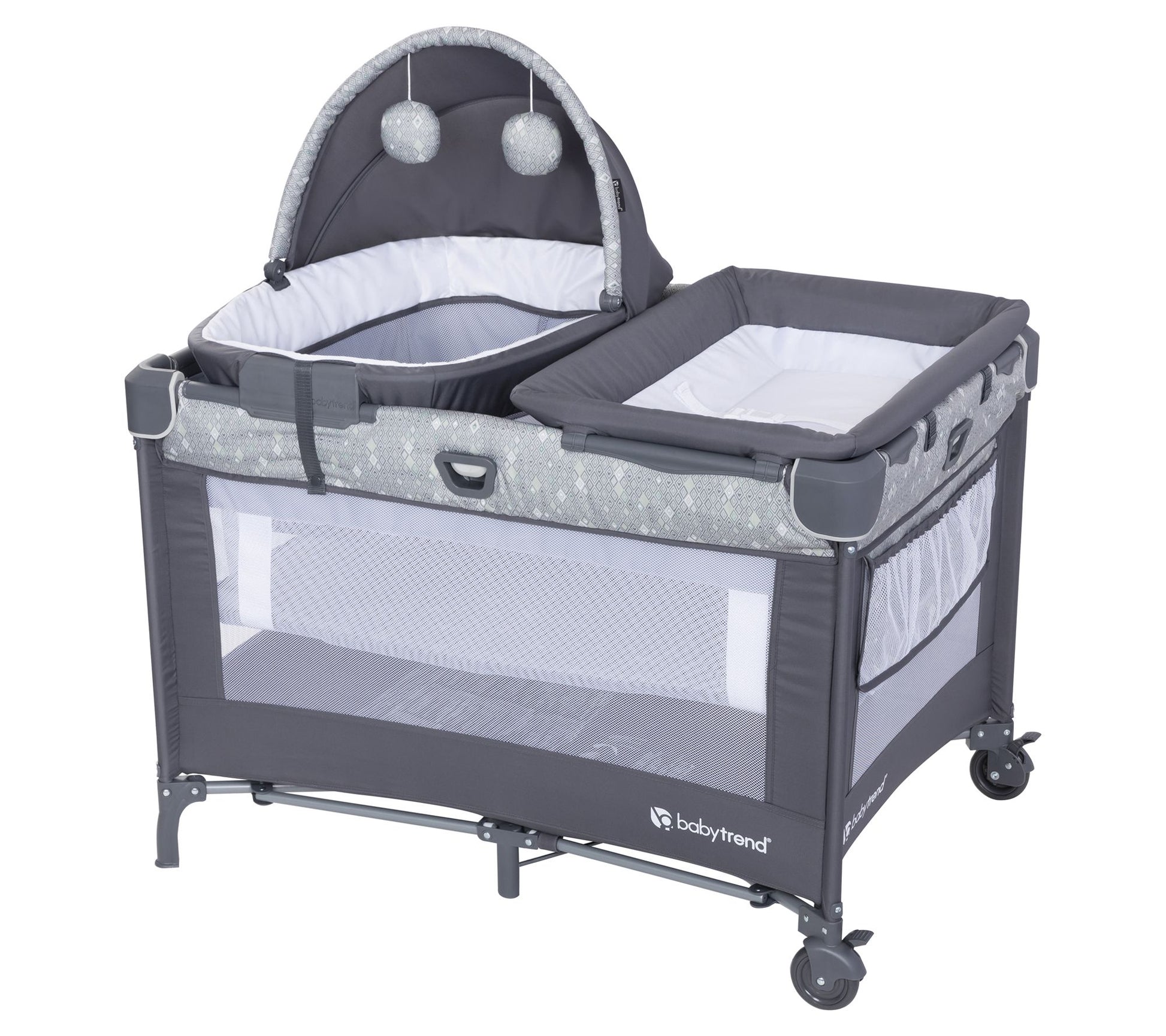 Baby Trend Nursery Den Playard w/ Snooze Pod &Changer