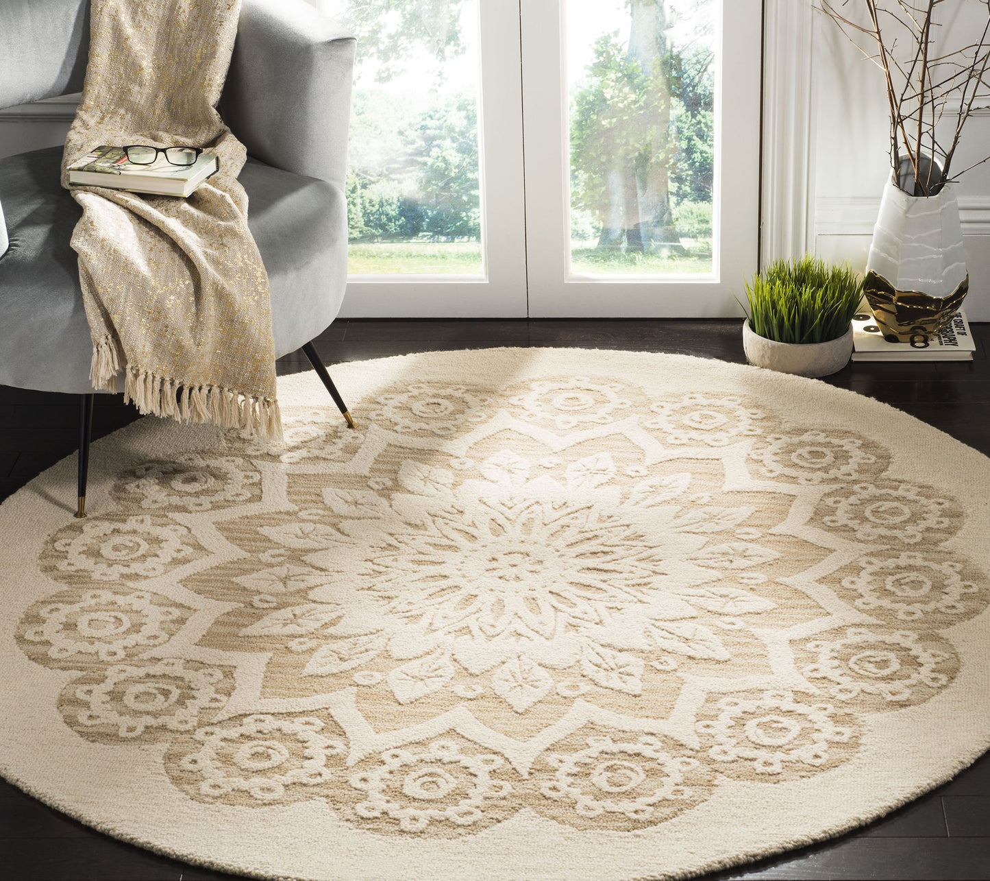 Safavieh Blossom 108 Series 6' x 6' Round