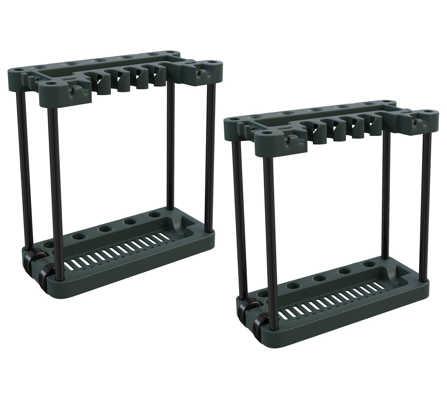 Stalwart Set of 2 Utility Carts with Wheels