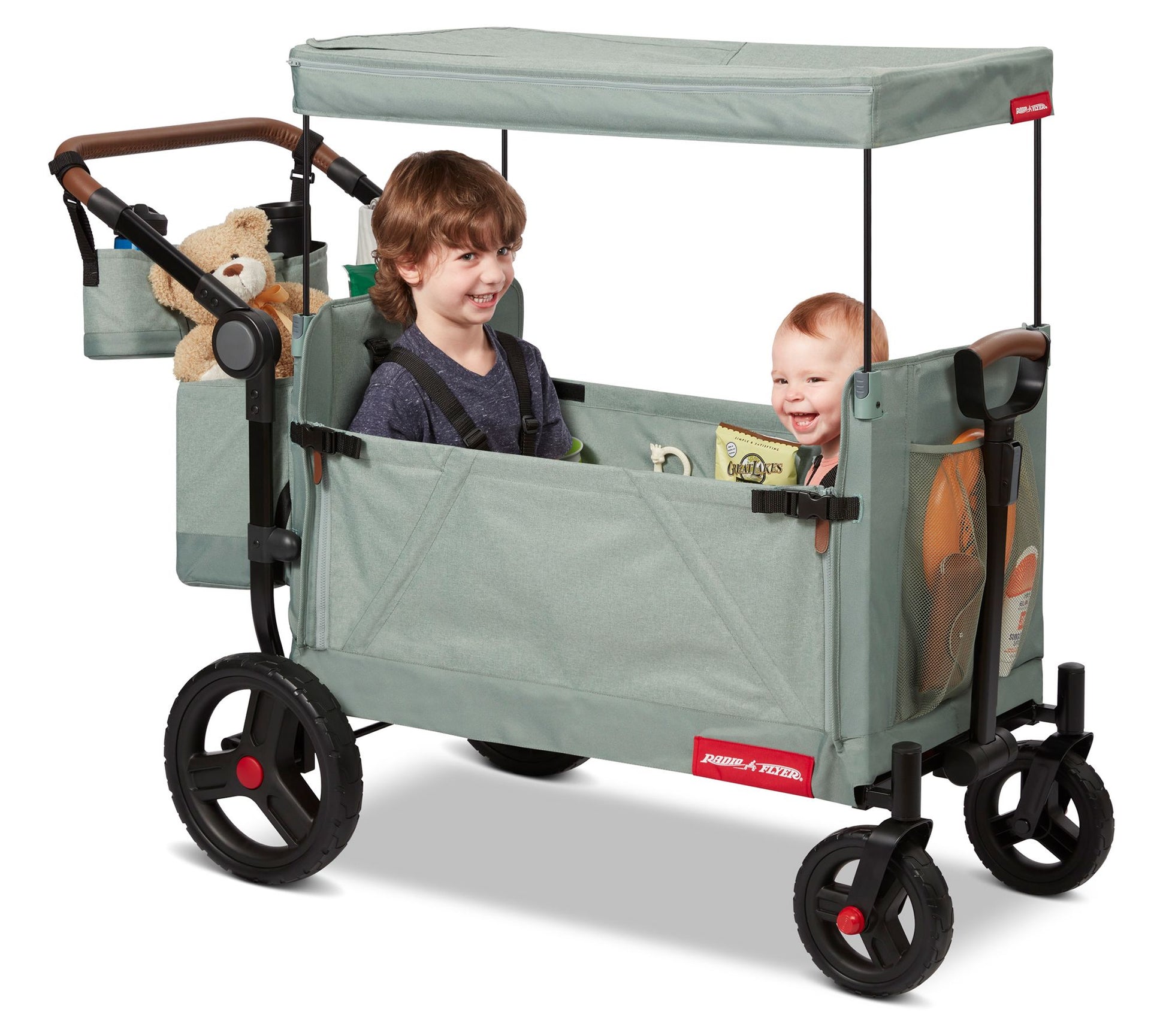 Radio Flyer Atlas Stroll 'N Wagon - Sage Gray